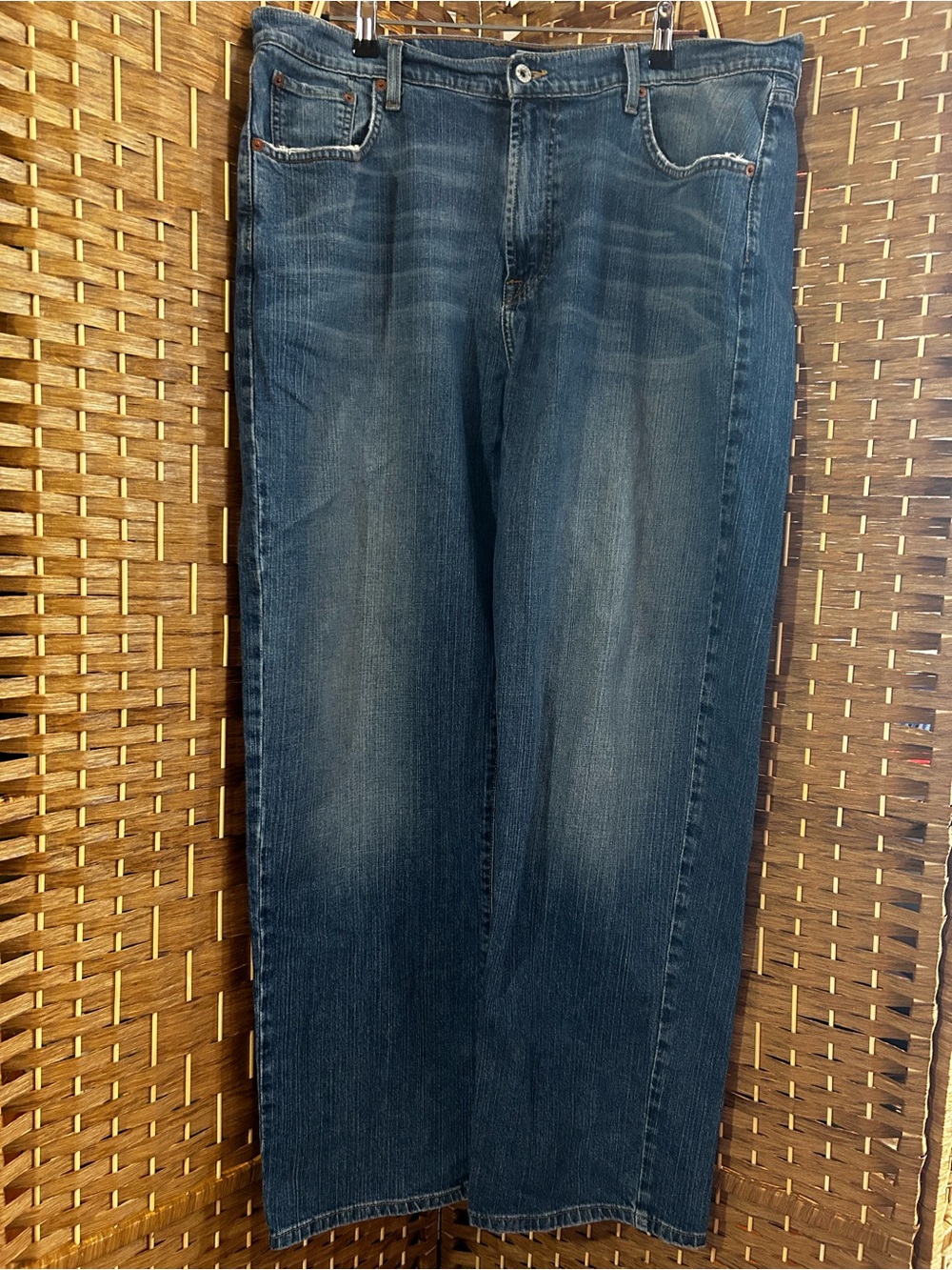 Vintage Lucky Brand 7M10522 Loose Fit Jeans Mens 38x33 Dark Wash